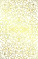 Carpet pattern, seamless gold pattern, ethnic tribes vector