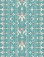 Pastel color seamless ethnic tribal fabric pattern, Thai pattern design vector