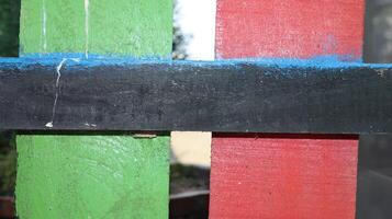 Multicolored wooden. colorful natural background. photo