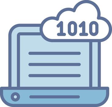 binario código geométrico estilo Insignia diseño vector