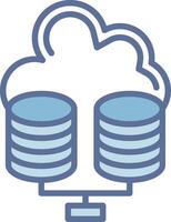 Database Isometric Web Illustration Element vector