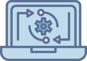 Process Pixel Grid Artwork Design vector
