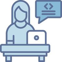 Developer App Focused Design Concept vector