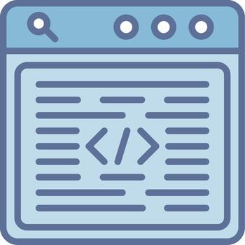 programación idioma degradado color formar forma vector