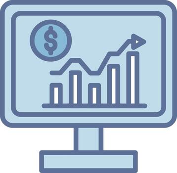 datos análisis interactivo símbolo diseño vector