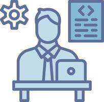Multitask Coded UI Symbol Layout vector