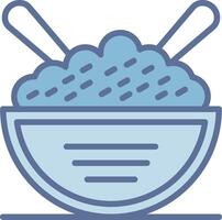 Porridge Modern Color Symbol Shape vector