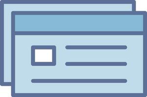 Credit Card App-Based UI Graphic vector