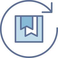 Return Cool Tone Form Structure vector