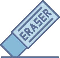 Eraser Futuristic App Badge Design vector