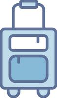 Suitcase User-Friendly Drawing Interface vector
