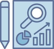 Analysis Flat Symbol Design vector