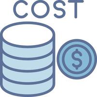 Cost Bright Tone Visual Symbol vector