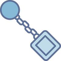 Key Chain High Detail Shape Element vector