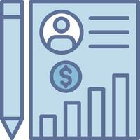 Portfolio Digital Outline Piece Design vector