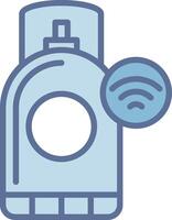 Gas Tank Sleek Visual Mark Structure vector