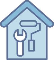 Home Renovation Responsive App Shape Design vector