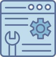 Web Maintenance Bright Flat Artwork Composition vector