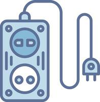 Extension Cord Digital App Concept Sketch vector
