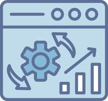 Optimization Smooth UI Symbol Structure vector