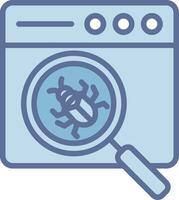 Bug Muted Tone Element Design vector