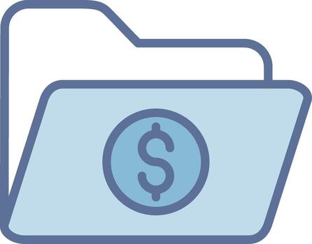 carpeta interfaz línea gráfico elemento vector