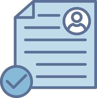 Resume Tech Styled Form Layout vector