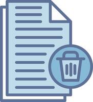 Delete File Clean Digital Interface Concept vector