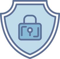 Shield Soft Outline Graphic Shape vector