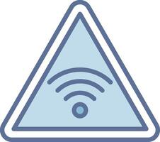 Wifi Cool Tone Form Structure vector