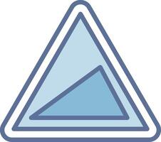 Steep Hill App Focused Design Concept vector
