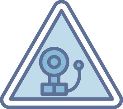 Fire Alarm Wireframe App Design Element vector