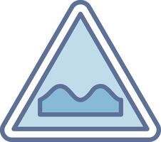 Uneven Road User-Friendly Drawing Interface vector