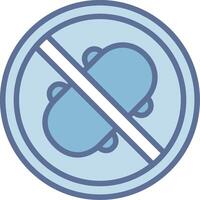 No Skating Modern Color Symbol Shape vector