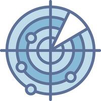 Radar Compact Web Symbol Graphic vector