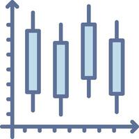 Stock Chart Modern Color Symbol Shape vector