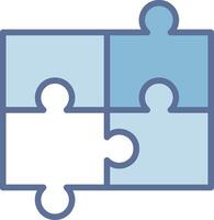 Puzzle Isometric Web Illustration Element vector