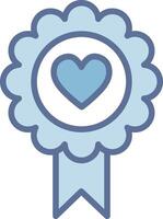 Badge Vibrant Visual Object Graphic vector