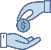 Fundraising Subtle UI Graphic Form vector