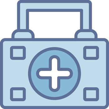 First Aid Box Sharp Edge Visual Object vector