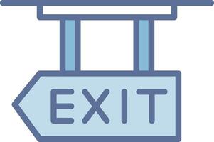 Exit Bold App Graphic Style vector