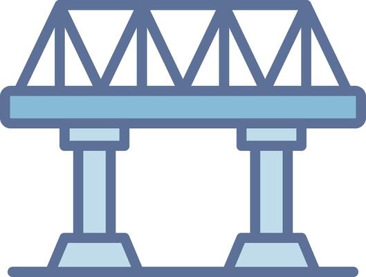 Bridge Sharp Line Mark Symbol