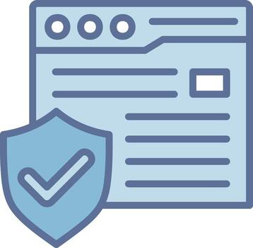 navegador seguridad interfaz línea gráfico elemento vector