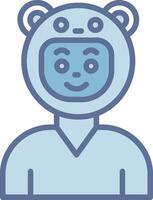 Bear Abstract UI Visual Element vector