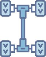 Drivetrain Business App Graphic Icon vector