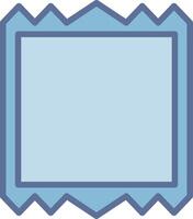 Frame Color Block Badge Symbol vector