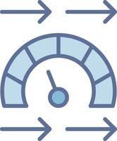 Speed Simplified Line Mark Illustration vector