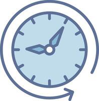 Waiting Iconic Line Form Structure vector