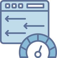 High Speed 3D Interface Shape Design vector