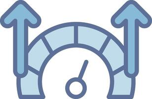Accelerate Abstract UI Visual Element vector